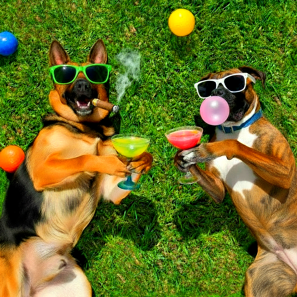 Hunde beim Entspannen - SV OG Bramstedt Freizeit